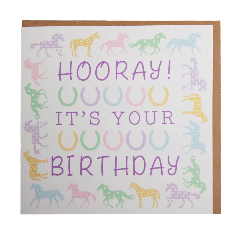 Gubblecote Greetings Card Hooray its your Birthday